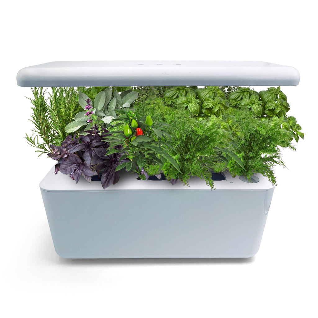 Hydroponics Smart Flowerpot Kitchen Garden Planter with 7 Pods for Plants up to 13.4in Tall - Techville Store