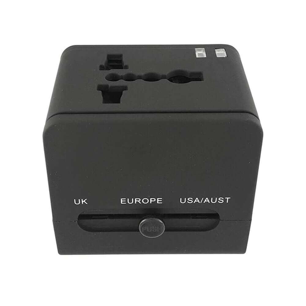 Adaptateur de voyage universel international - 2 ports USB
