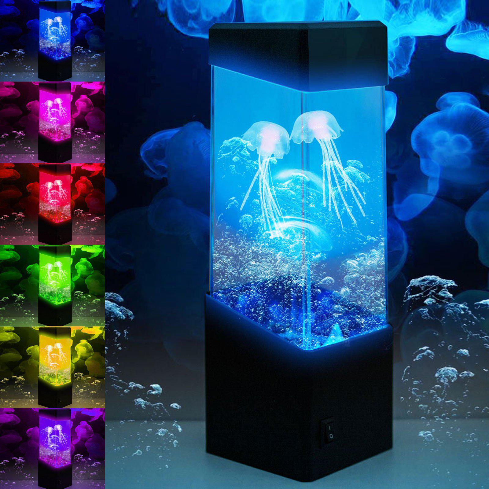 LED Jellyfish Tank Aquarium Color Changing Night Lamp