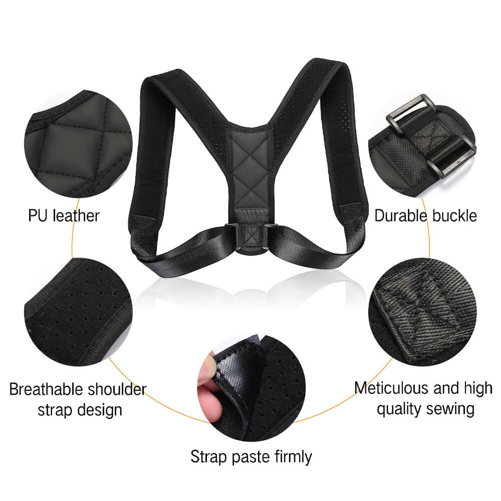 BackTec Best Posture Brace - Prevents Slouching - Modern, Sleek