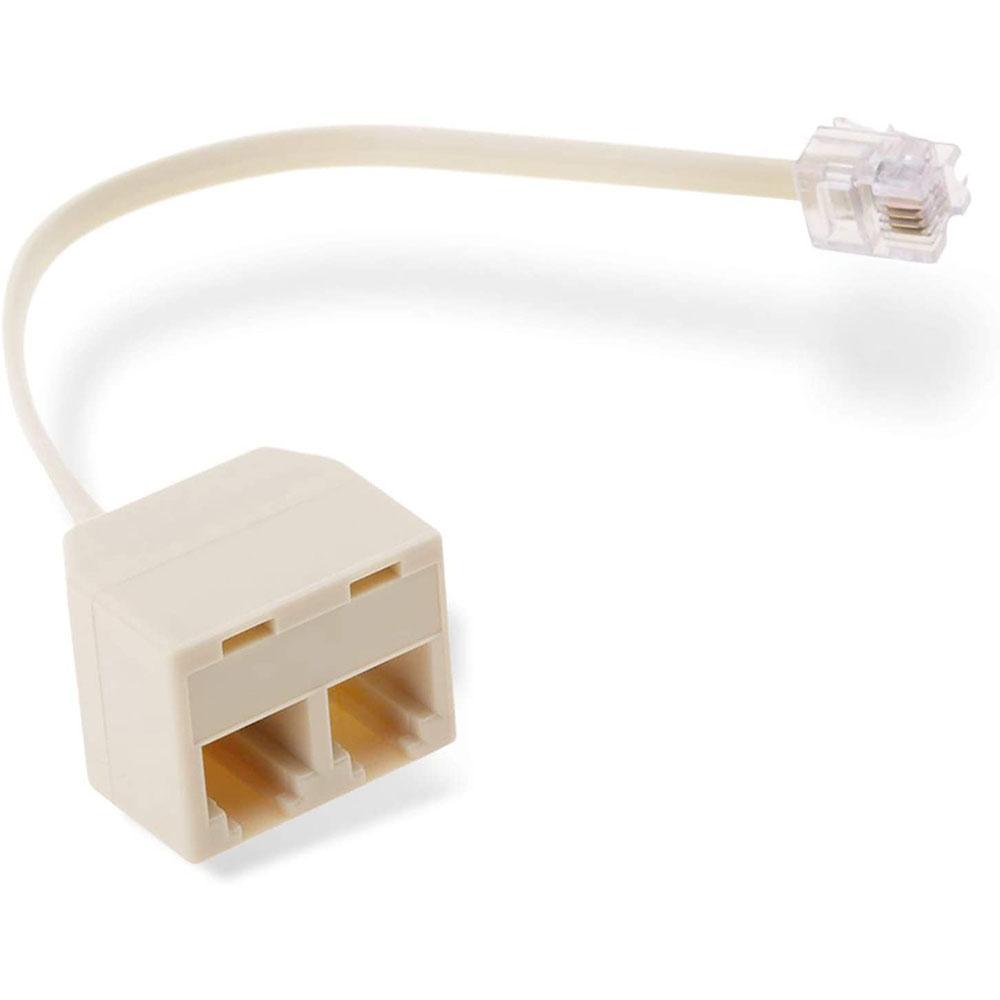 RJ11 2 Way Splitter for Telephone